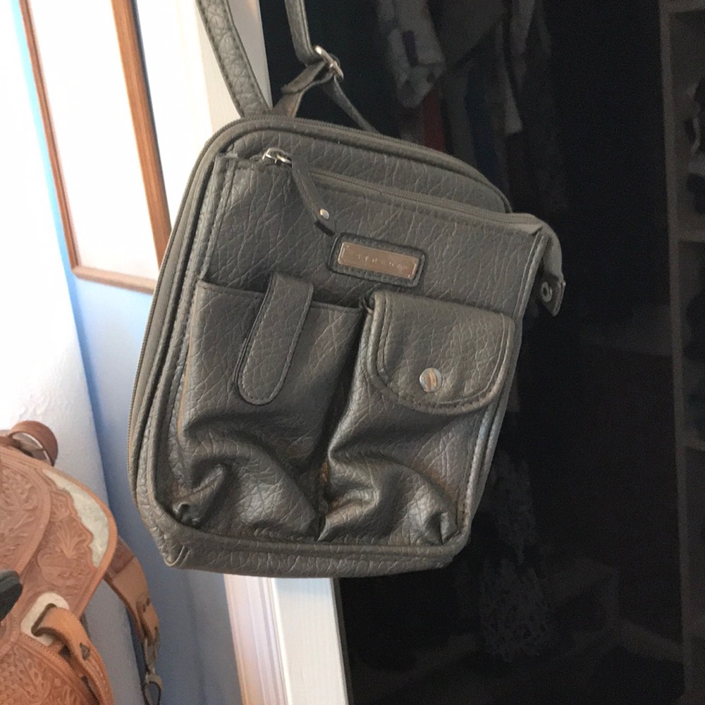 2/ $15 Silver Crossbody Handbag